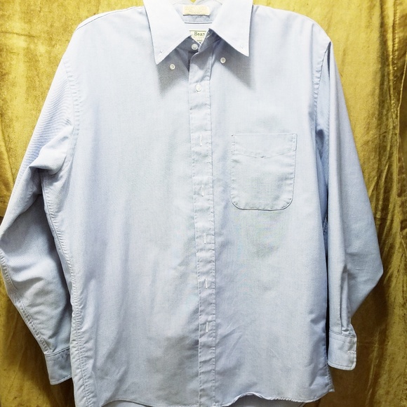 ll bean white dress shirt